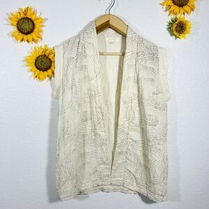 Anthropologie Pure + Good Open Short Sleeve Kimono Cardigan Size Small Women’s